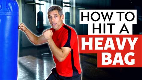 How To Hit A Heavy Bag For Beginners Part 1 Youtube