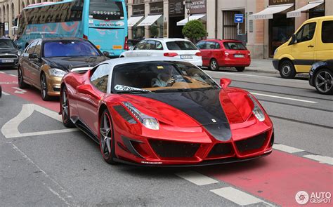 Mansory siracusa bodykit (distinctive apron with optimized air inlets, new front hood, side skirts, rear apron with diffuser. Ferrari 458 Italia Mansory Siracusa - 15 August 2014 - Autogespot