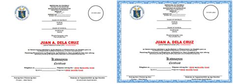 Deped Cert Of Recognition Template Brigada Eskwela 2018 Certificate
