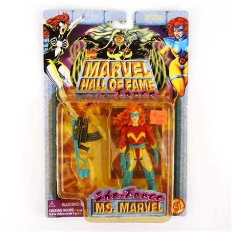 Ms Marvel Classic 1997 Marvel Hall Of Fame She Force Action Figure