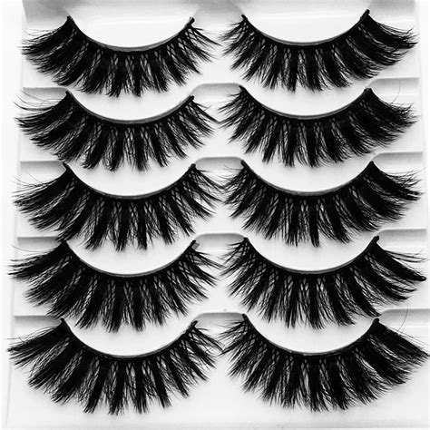 yokpn new 3d mink lashes thick curl false eyelashes 3d multilayer cotton stalk fake eyelashes