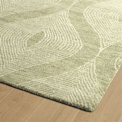 Textura Collection Overstock 18093443 Sage Green Rug Hand Tufted