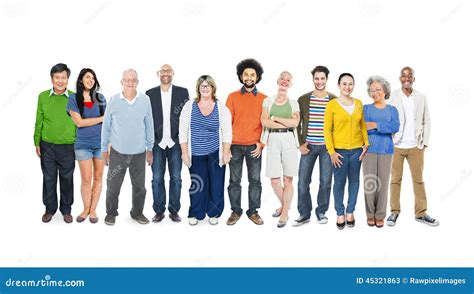 Group Of Multiethnic Diverse Colorful People Stock Image Image Of