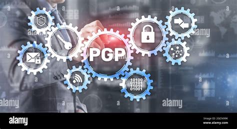 Pgp Pretty Good Privacy Encryption And Security Concept 2021 Stock