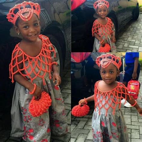 Nigerian Celebrity Kids Rock Traditional Costumes To Mark