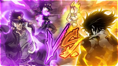 The Battle Of Stands Jotaro Vs Dio Legendary Mugen Battle Youtube