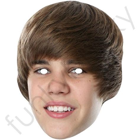 Justin Bieber Mask Personalised And Celebrity Face Masks Next Day Delivery