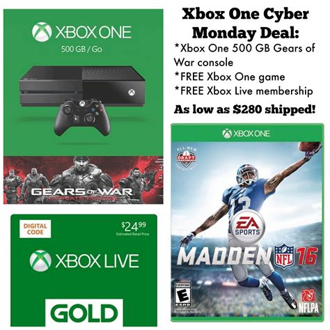 Xbox One Cyber Monday Deal