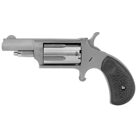 Naa 22mgrc Mini Revolver 22 Mag 5rd 163 Stainless Steel Black Rubber