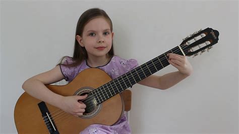 Цыганочка Гитара Дети играют Girl Playing Guitar Youtube