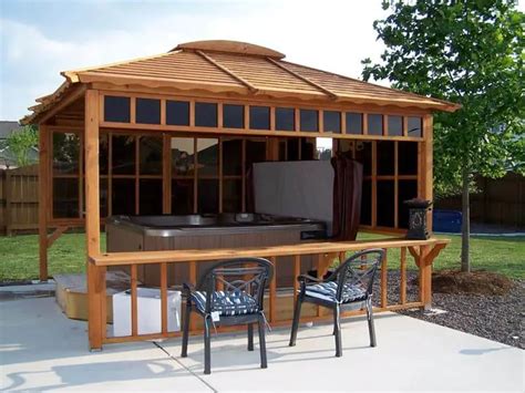 15 Hot Tub Gazebo Designs And Ideas Home Awakening