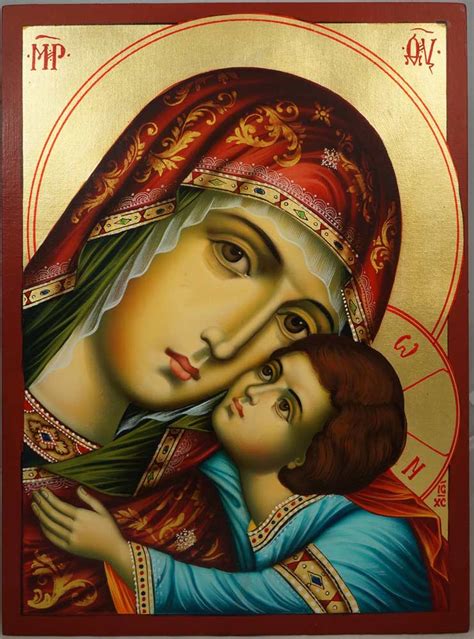 She is known for playing the virgin mary in the passion of the christ. Virgin Mary Glykofilousa Hand-Painted Icon - BlessedMart
