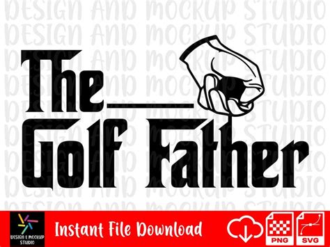 The Golf Father Svg Golf Dad Png Sublimation Designs Etsy