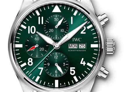 Introducing Iwc Pilots Watch Chronograph Edition Racing Green