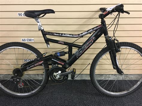 Black Raleigh 21 Speed Full Suspension Mountain Bike Able Auctions