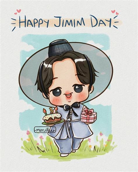 Pin By Rocio On Bts Jimin Birthday Bts Chibi Jimin Fanart