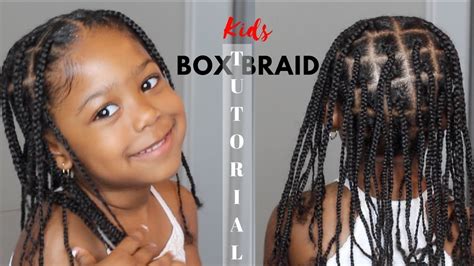 Kids Box Braid Tutorial No Extensions Added Youtube Kids Box