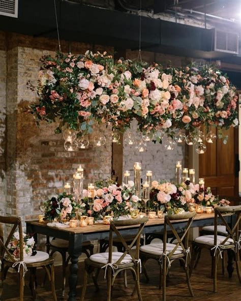 18 Wedding Hanging Installation Decor Ideas Deer Pearl Flowers