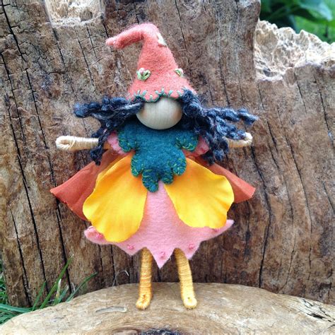 Autumn Pixie Fairy Wool Crafts Waldorf Inspired Wool Art
