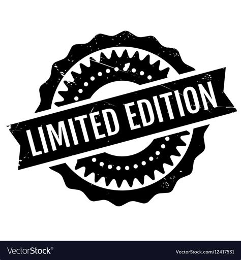 Limited Edition Stamp Royalty Free Vector Image