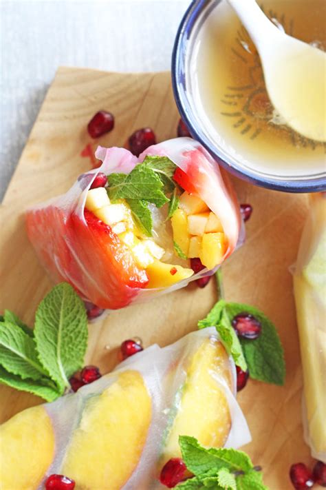 Fresh Fruit Spring Rolls Healthy Ideas For Kids