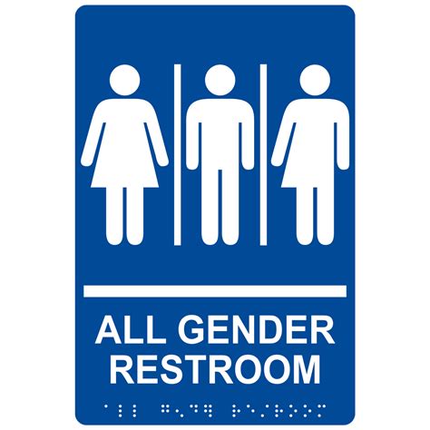 All Gender Bathroom Sign For Your House Home Design