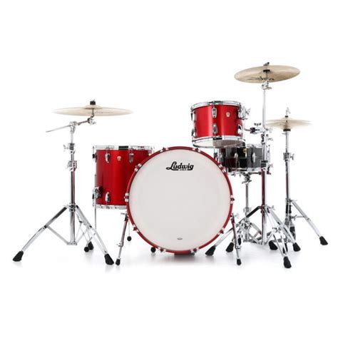 Ludwig Classic Maple Pro Beat 24 3 Piece Shell Pack Diablo Red