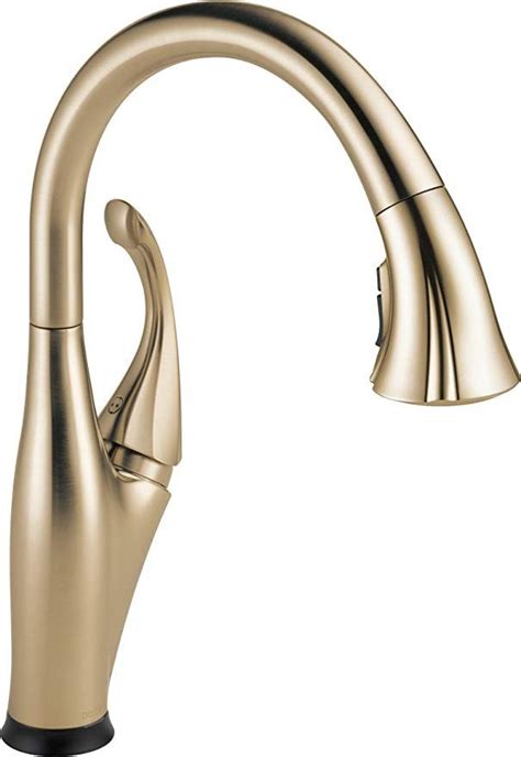 Delta Faucet Addison Gold Kitchen Faucet Touch Touch Kitchen Faucets With Pull Down Sprayer