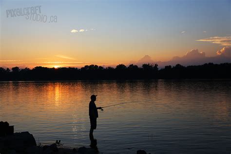 Fishing At Dusk Jen Delorme Flickr
