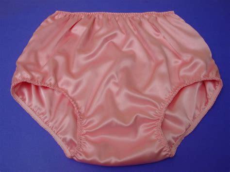 Satin Full Plastique Doublé Sissy Panties Choix De 9 Couleurs Ebay