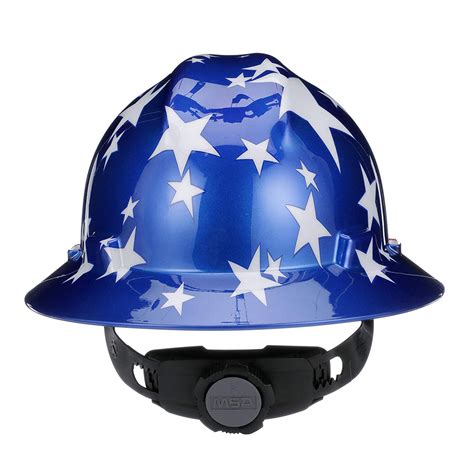 Msa 10071157 American Freedom Series V Gard Full Brim Hard Hat