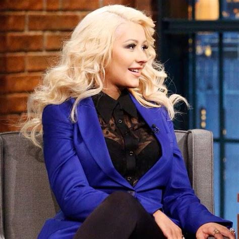 Christina Aguilera Voice Coach Kim Cattrall Seth Meyers Miranda