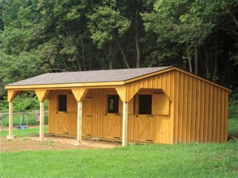 Amish Built Horse Barns For Sale View All Sizes