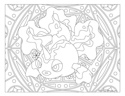 118 Goldeen Pokemon Coloring Page ·