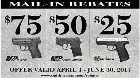 Smith And Wesson Mail In Rebate