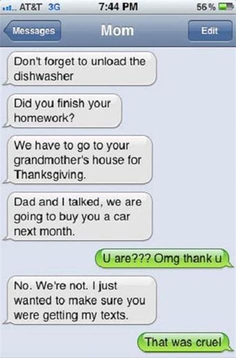 The 36 Funniest Text Ever Sent From Parents To Their Kids