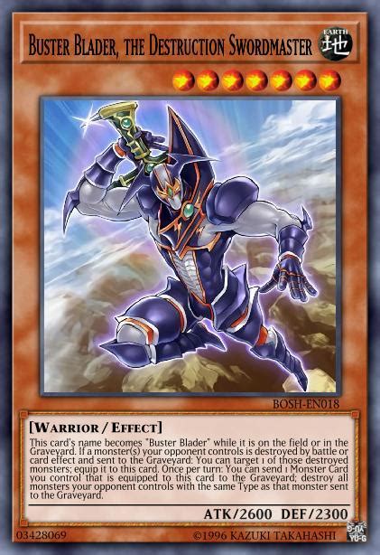 Buster Blader The Destruction Swordmaster Decks And Ruling Yugioh