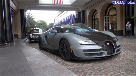 Gray Carbon And Blue Bugatti Veyron Vitesse In Beverly Hills Youtube