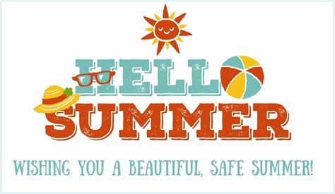 Hello Summer Ecard Free Summer Cards Online