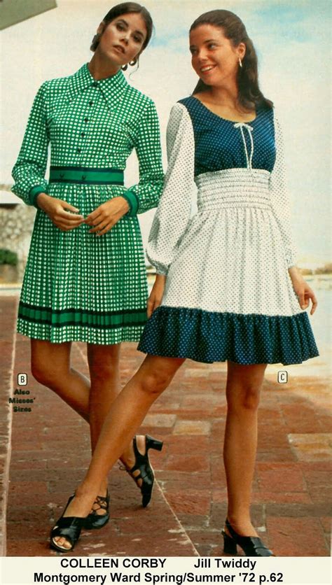 montgomery wards adverts with colleen corby and jill twiddy 1972 70s fashion 60s and 70s