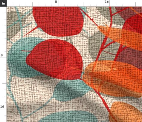 Lunaria On A Fall Day Large Scale Fabric Spoonflower