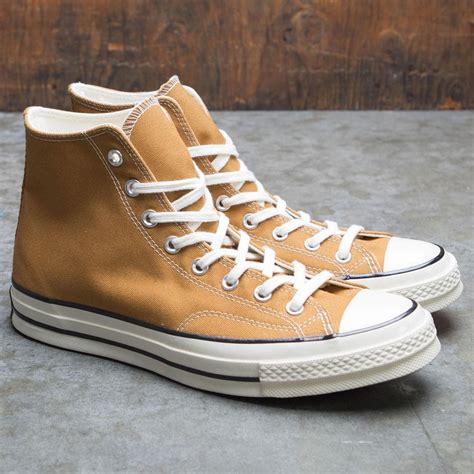 Converse Men Chuck 70 Hi Vintage Canvas Brown Wheat Cinnamon Egret