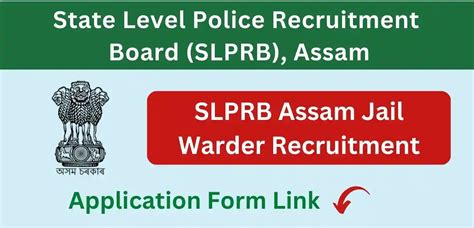 SLPRB Assam Jail Warder Recruitment 2023 253 Post Notification Out