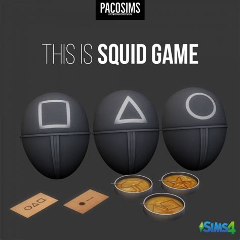 Squid Games From Paco Sims • Sims 4 Downloads
