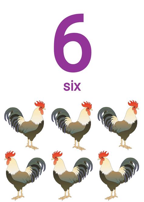 Printable Farm Animals Numbers Flash Cards Counting Set Etsy