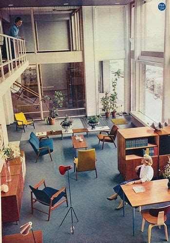 1960 Sixties Office Interior Interior Design Style Furniture