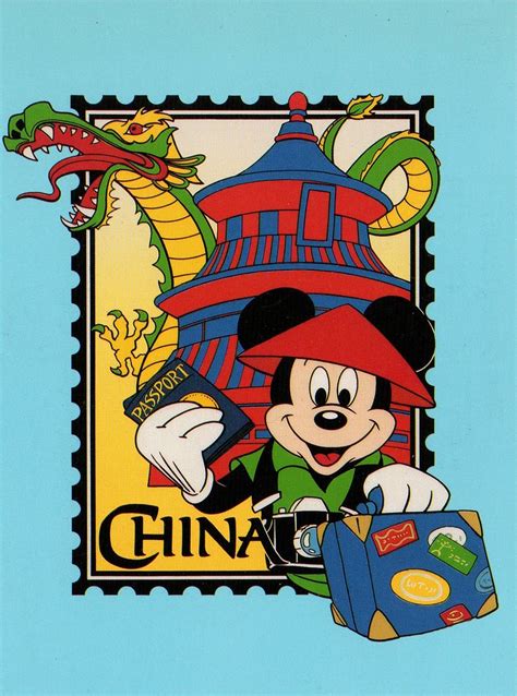 Mickey In China Postcard Mickey Mouse In The Chinese Secti Flickr