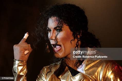 Kenny Wizz A Michael Jackson Impersonator Performs During The Live