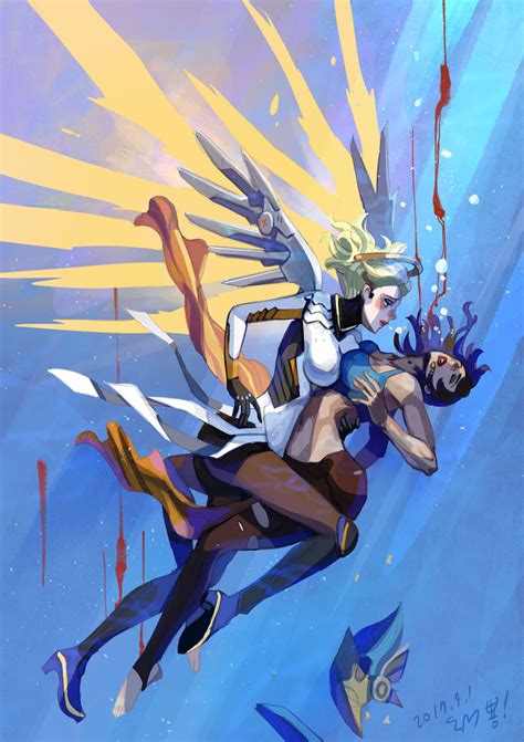 Overwatch Has Developed Quite A Fan Art Following NeoGAF Overwatch Pharah Mercy Overwatch