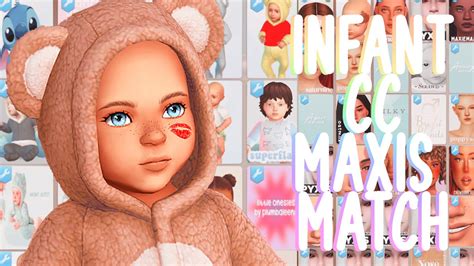 Infant Cc Haul Links Maxis Match The Sims 4 Custom Content